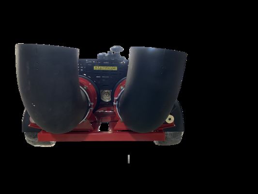 OEM गोल्फ कोर्स ट्विन टर्बाइन मलबे ब्लोअर, घास के पत्ते ब्लोअर,3600r मिन 4 स्ट्रोक ड्राइविंग गैसोलीन