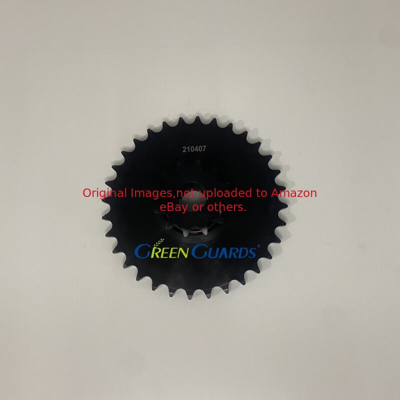 लॉन उपकरण पार्ट्स डबल स्प्रोकेट 32 दांत और 12 दांत G210407 मिलक्रीक 3100/3200 टर्फ टाइगर स्प्रेडर्स के लिए फिट बैठता है